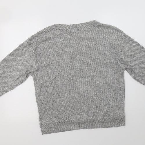 Golddigga Womens Grey  Viscose Top Lounge Set Size M