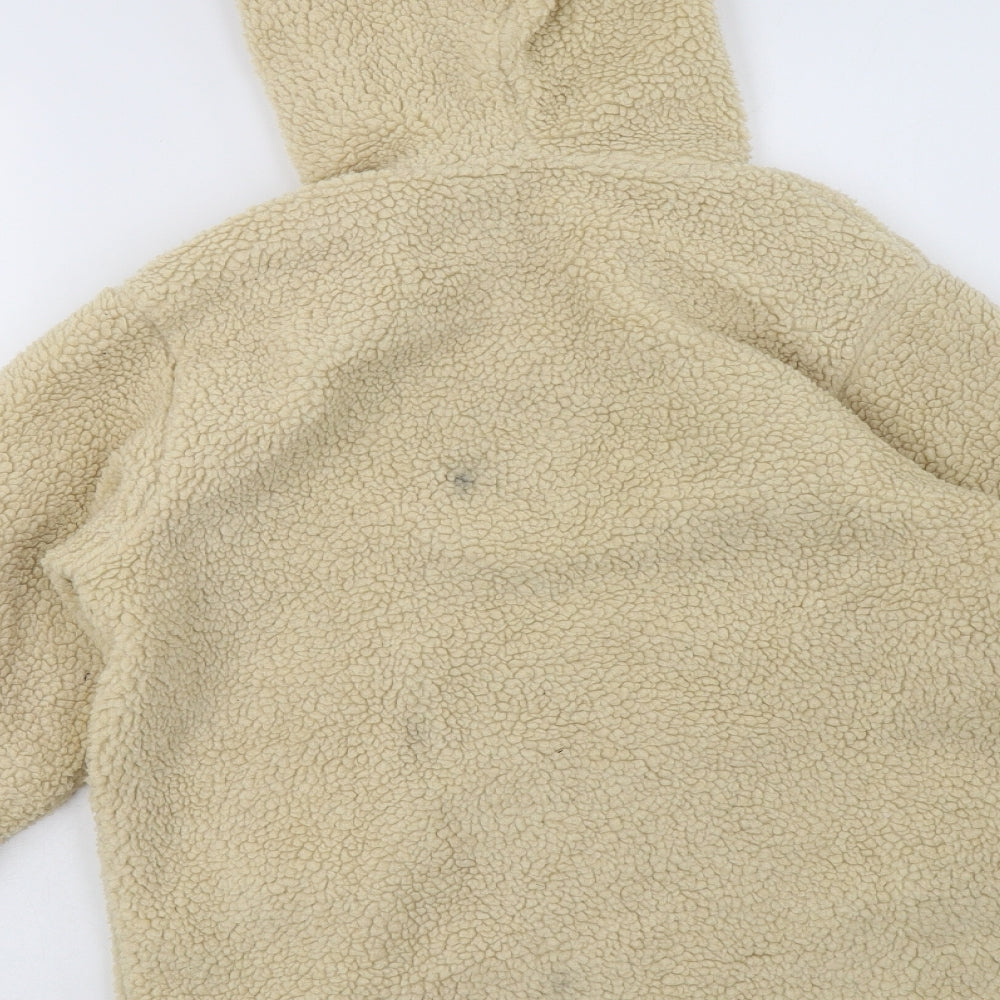 Kangaroo Poo Girls Beige   Jacket  Size 13 Years  Zip