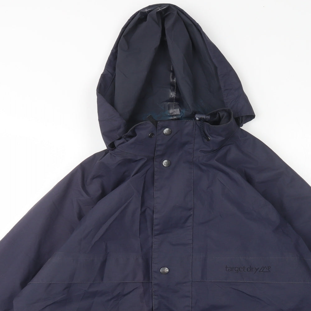 Target Dry Mens Blue   Rain Coat Coat Size S