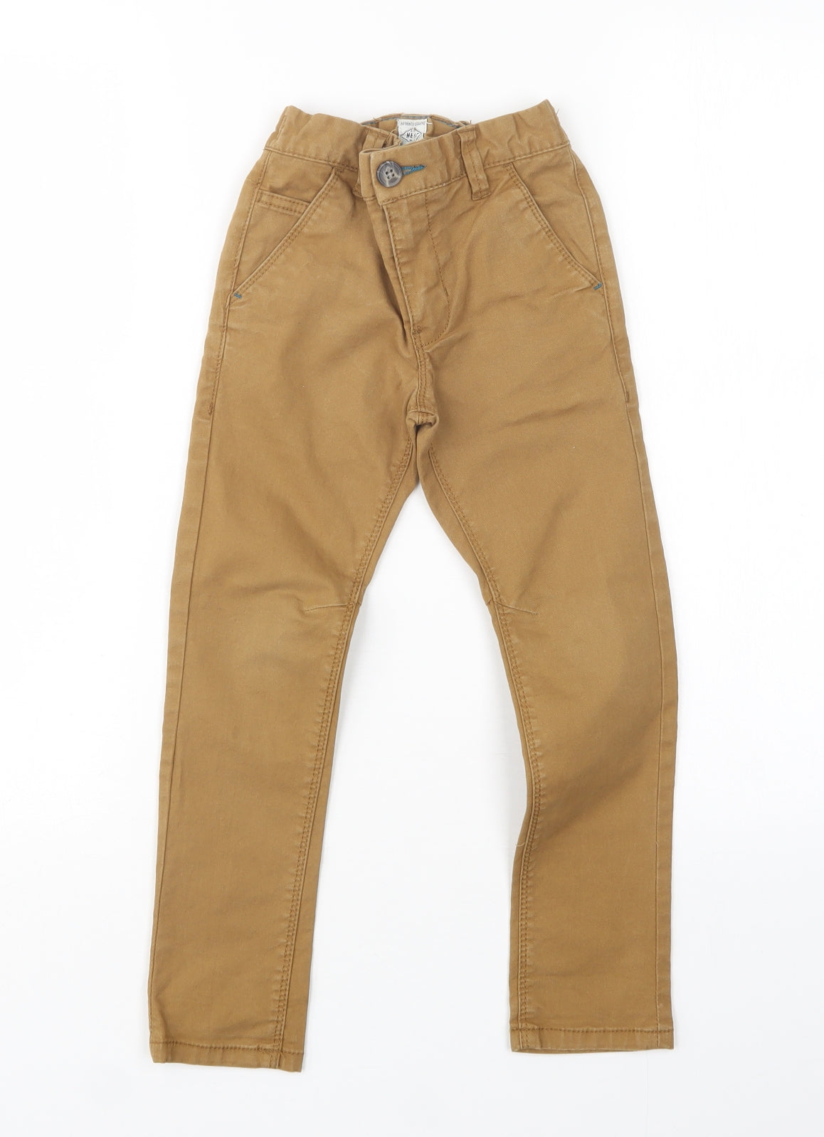 NEXT Boys Beige  Cotton Skinny Jeans Size 5 Years  Regular