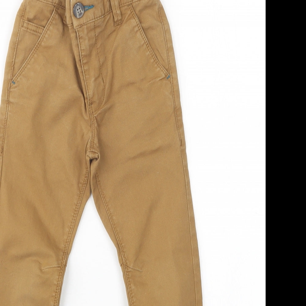 NEXT Boys Beige  Cotton Skinny Jeans Size 5 Years  Regular