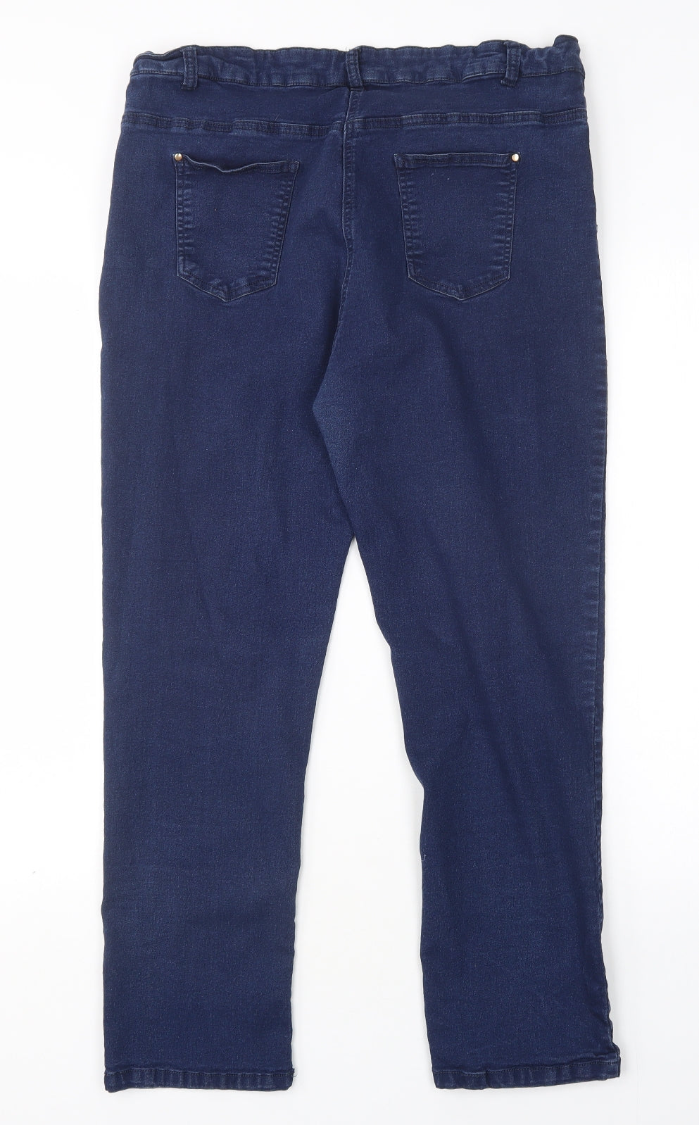 penny Plain  Womens Blue  Cotton Skinny Jeans Size 18 L26 in Regular