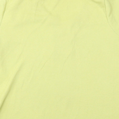 Love Tees Womens Green V-Neck  Polyester Pullover Jumper Size 18
