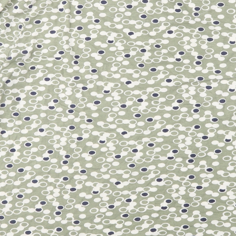 Bonmarché Womens Multicoloured Polka Dot Cotton Basic T-Shirt Size 18 Round Neck