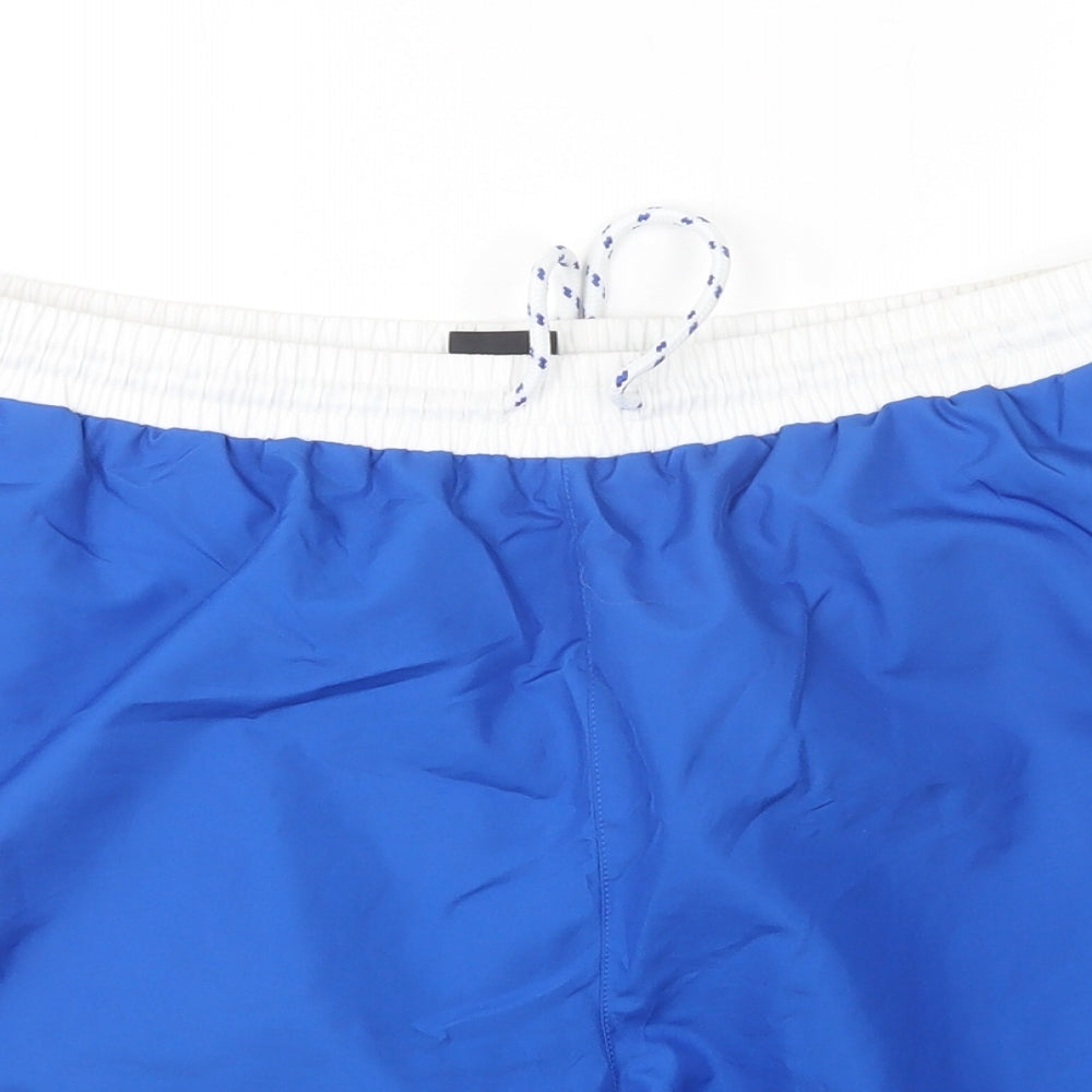 HUGO BOSS Mens Blue  Polyester Athletic Shorts Size M L6 in Regular