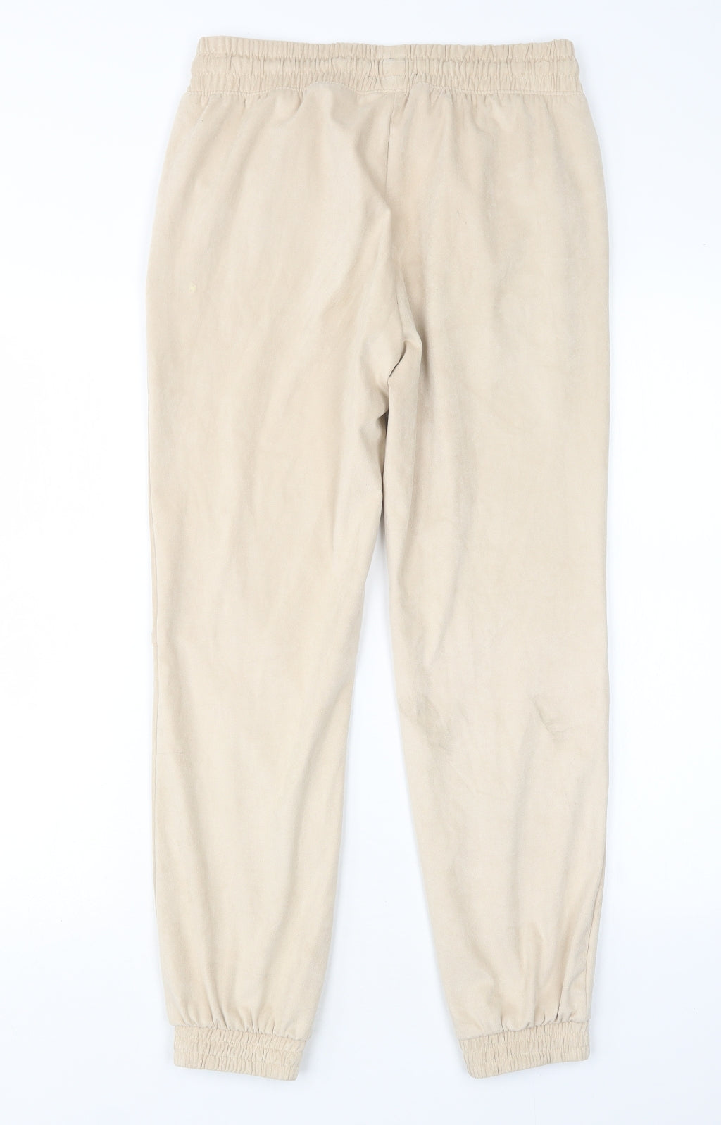 F&F Womens Beige  Polyester Sweatpants Trousers Size 8 L27 in Regular