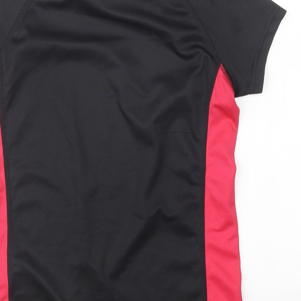 X-Tone Womens Multicoloured  Polyester Basic T-Shirt Size S Round Neck