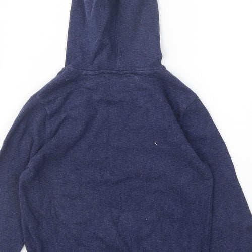 Mini Club Boys Blue  Cotton Pullover Hoodie Size 3 Years