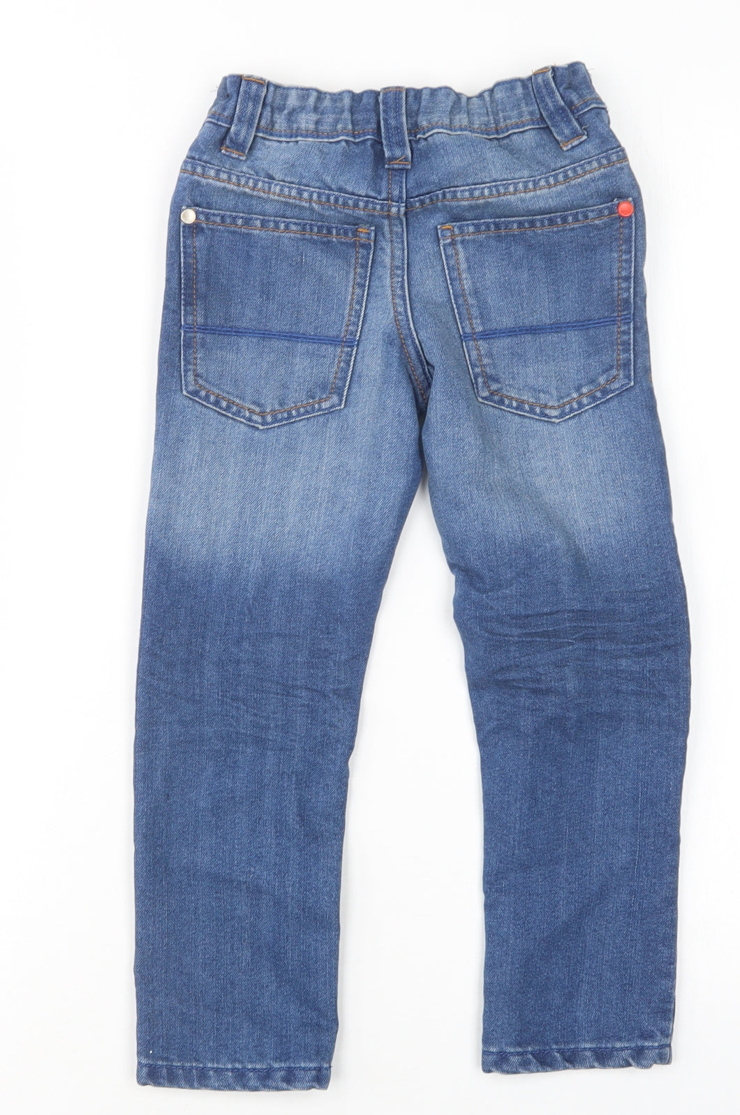 NEXT Boys Blue  Cotton Straight Jeans Size 5 Years  Regular