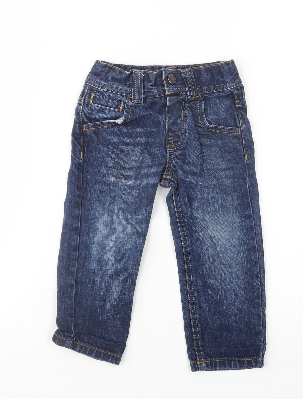 Mini Club Boys Blue  Cotton  Jeans Size 12-18 Months