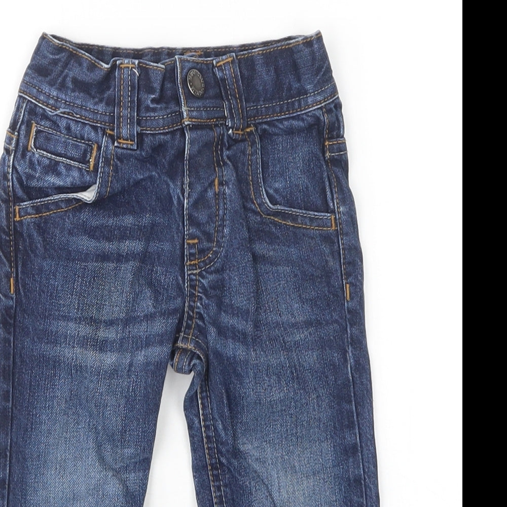 Mini Club Boys Blue  Cotton  Jeans Size 12-18 Months
