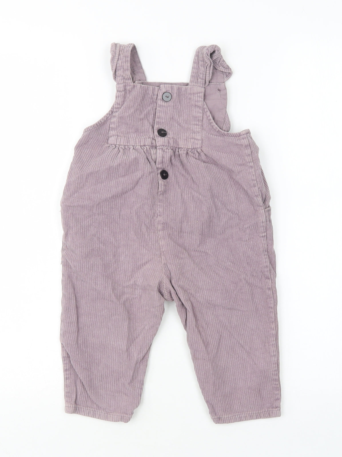 Zara Girls Purple   Dungaree One-Piece Size 18-24 Months