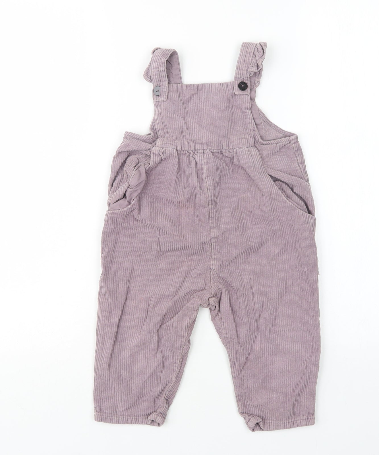Zara Girls Purple   Dungaree One-Piece Size 18-24 Months