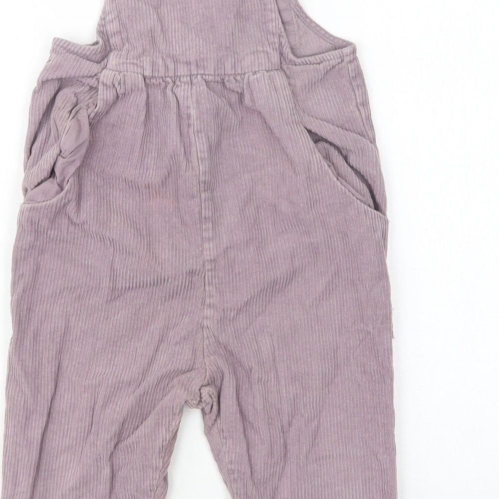Zara Girls Purple   Dungaree One-Piece Size 18-24 Months