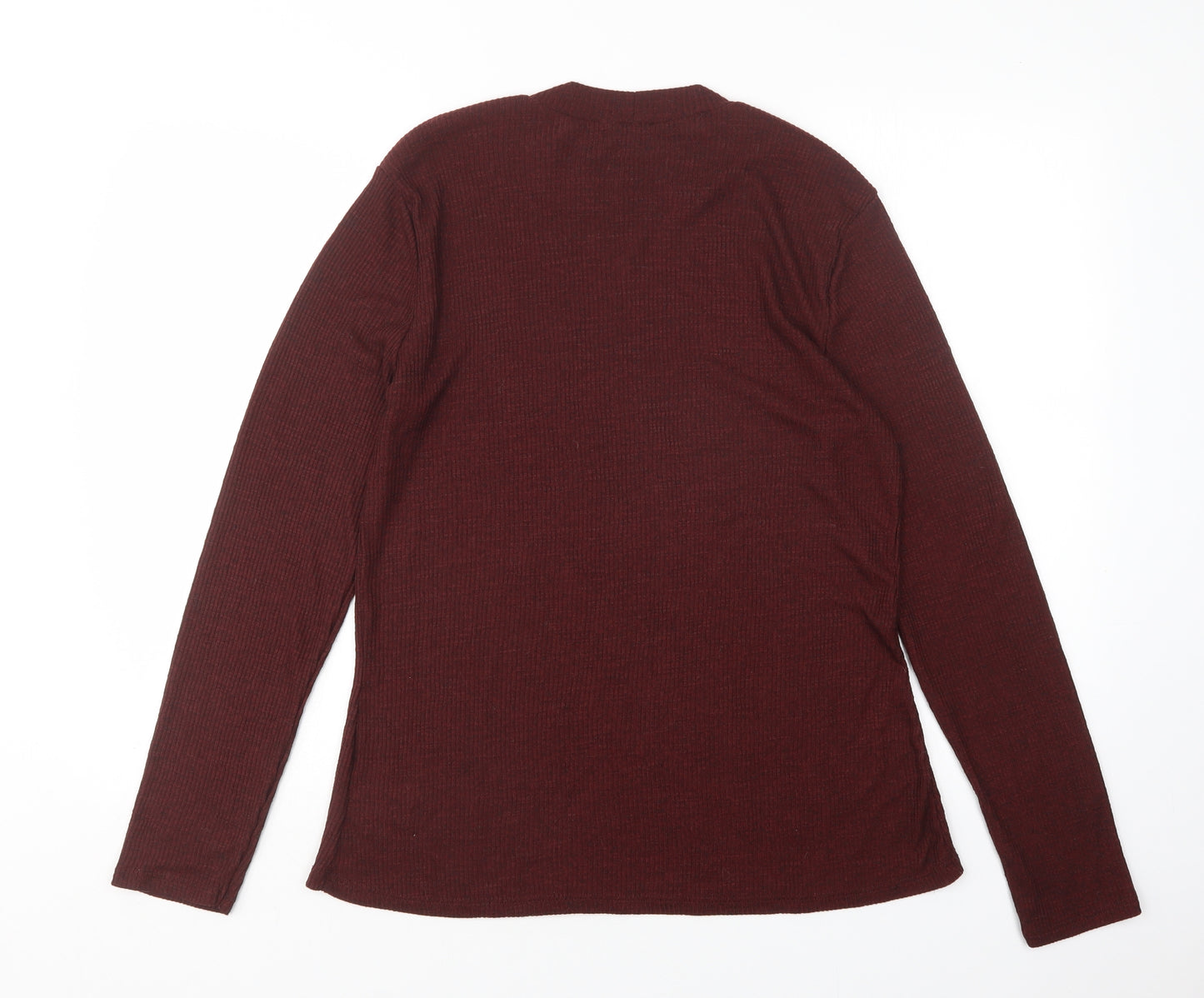 NEXT Womens Brown Round Neck  Polyester Pullover Jumper Size 18