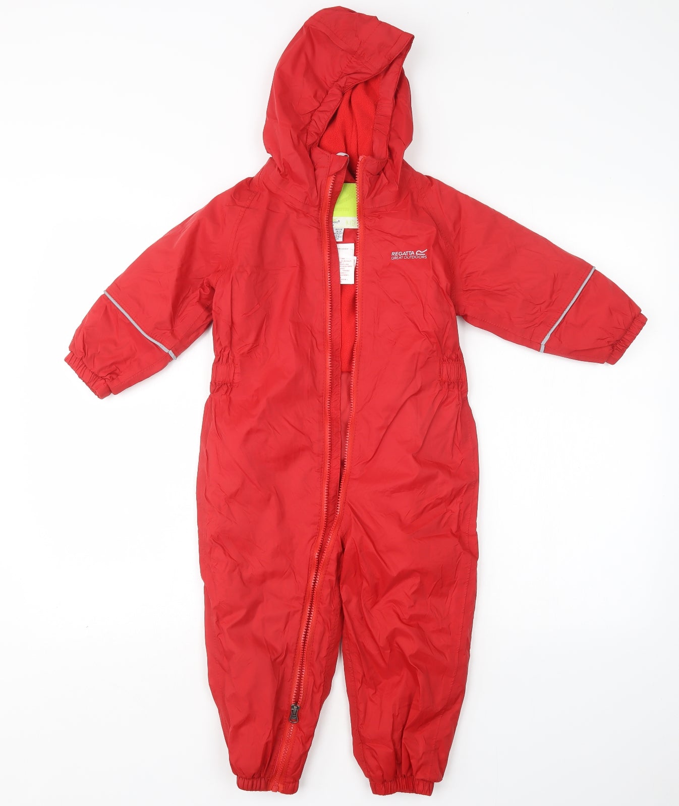 Regatta Boys Red   Rain Coat Snowsuit Size 2-3 Years