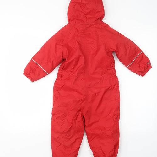 Regatta Boys Red   Rain Coat Snowsuit Size 2-3 Years