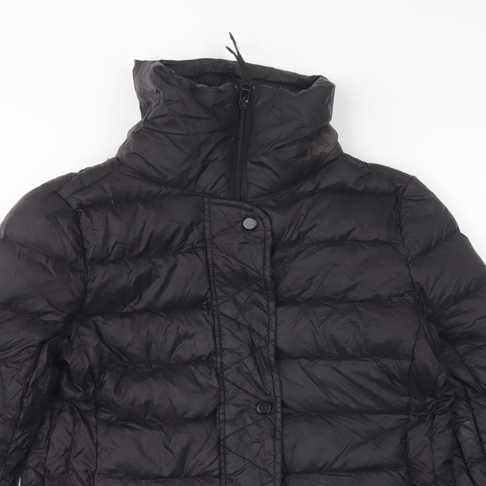 H&M Womens Black   Puffer Jacket Jacket Size 8