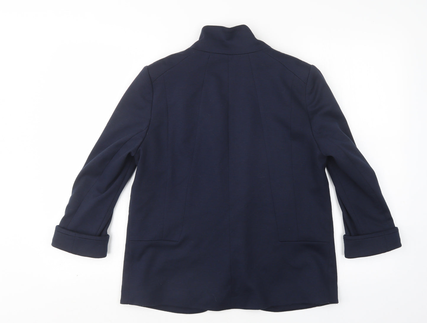 Wallis Womens Blue  Polyester Jacket Blazer Size 10