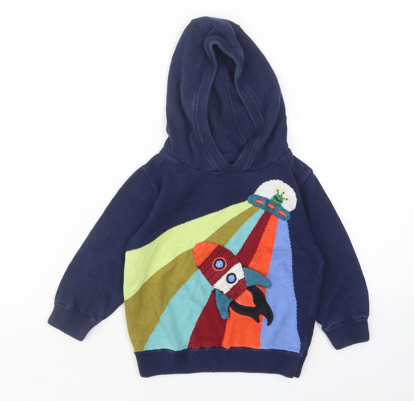 NEXT Boys Multicoloured  Cotton Pullover Jumper Size 18-24 Months