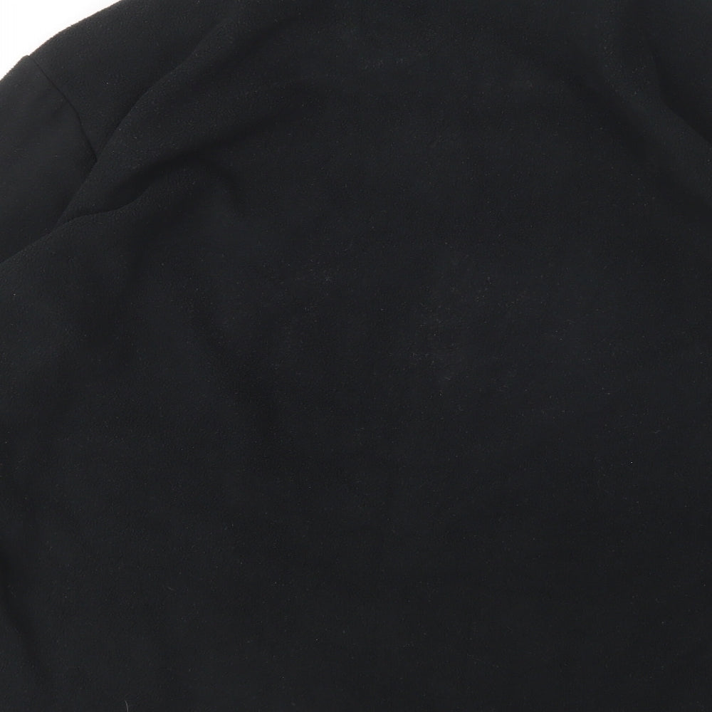 Atlas Mens Black  Polyester Pullover Sweatshirt Size M