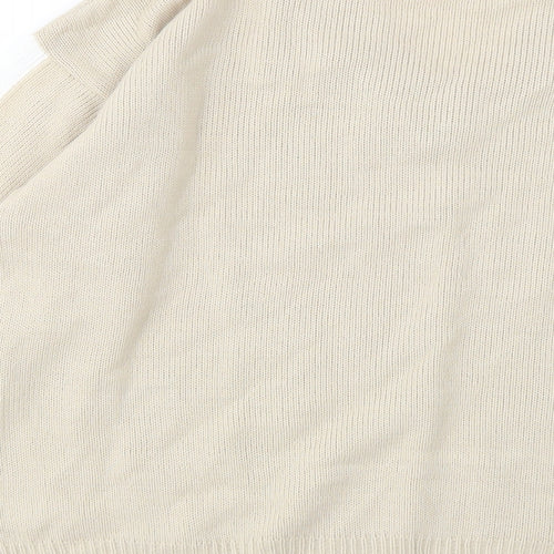 I SAW IT FIRST Womens Beige V-Neck   Pullover Jumper Size XL
