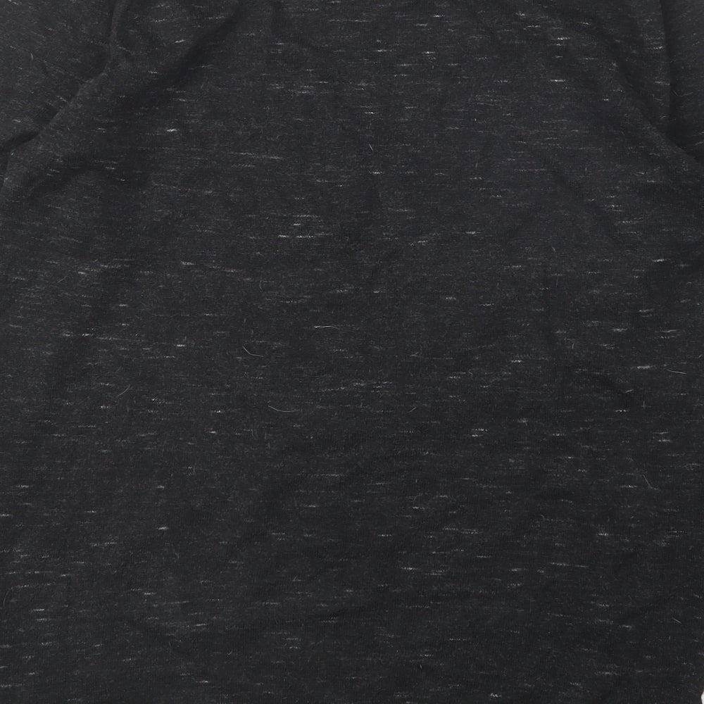 JACK & JONES Mens Grey Round Neck  Cotton Pullover Jumper Size M