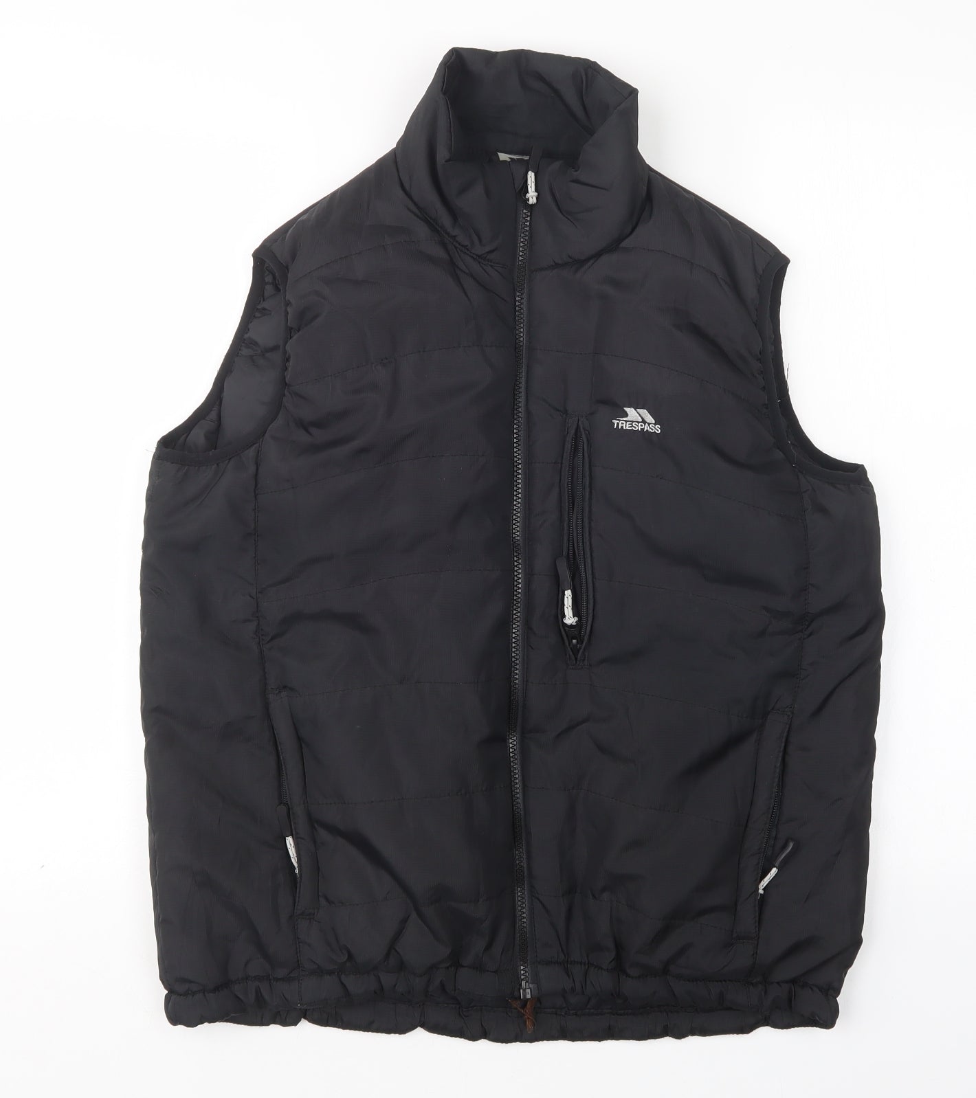 Trespass Mens Black   Gilet Coat Size S