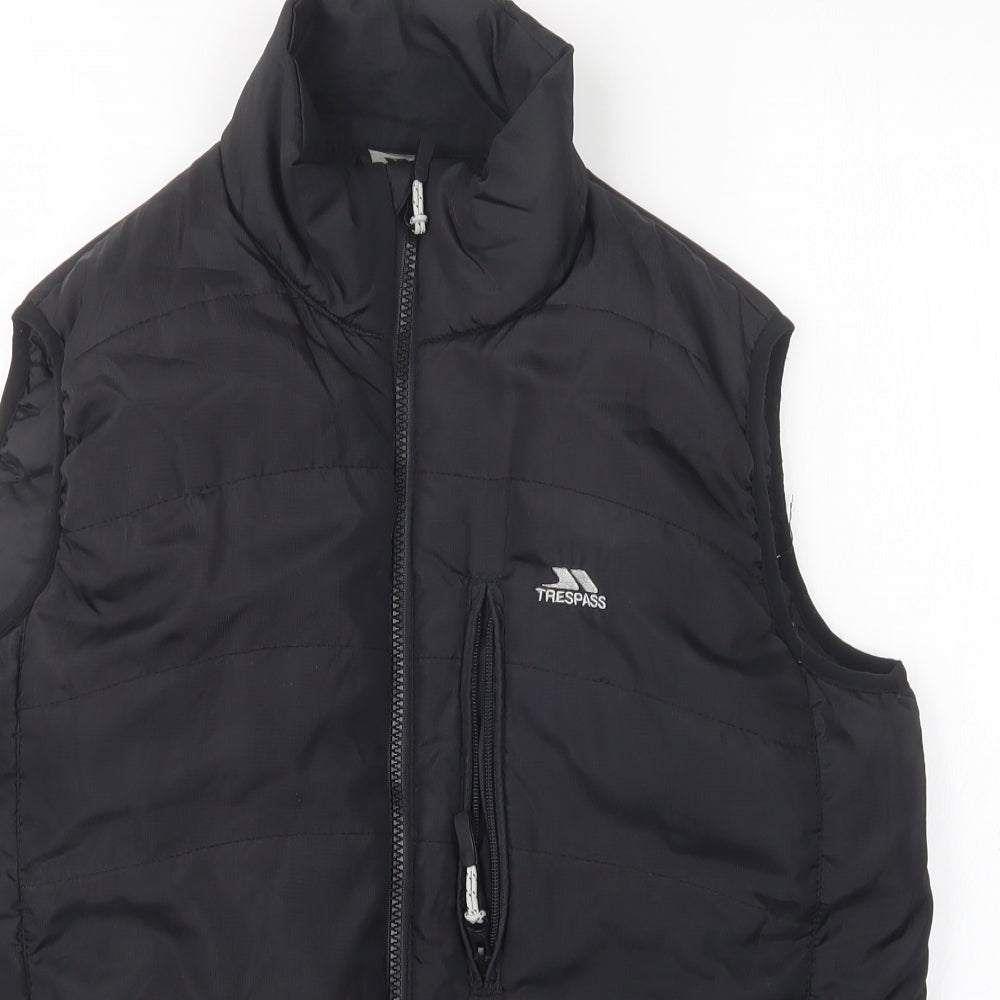 Trespass Mens Black   Gilet Coat Size S