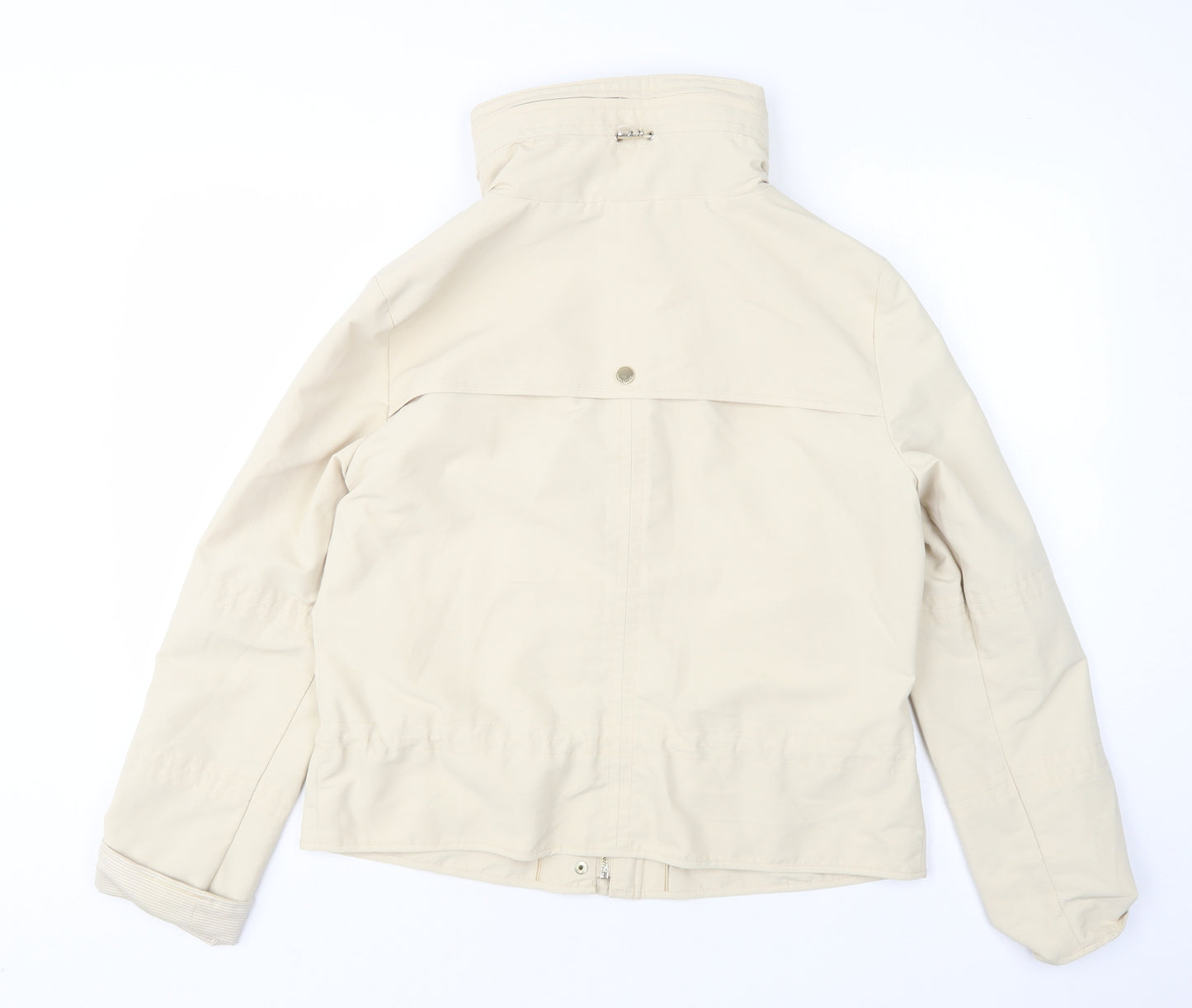 M&S Womens Beige   Overcoat Coat Size 12