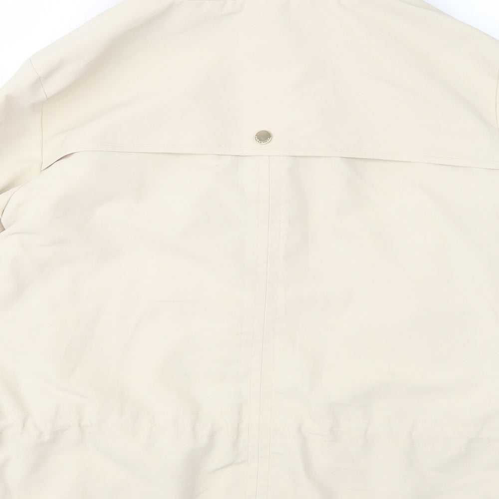 M&S Womens Beige   Overcoat Coat Size 12