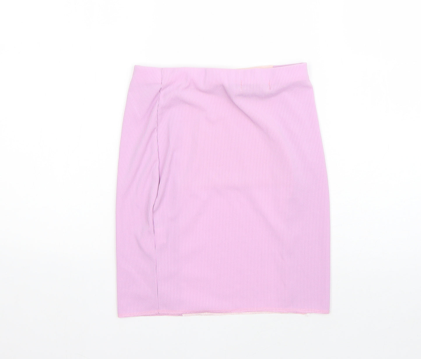 I SAW IT FIRST Womens Purple  Polyester Straight & Pencil Skirt Size 8