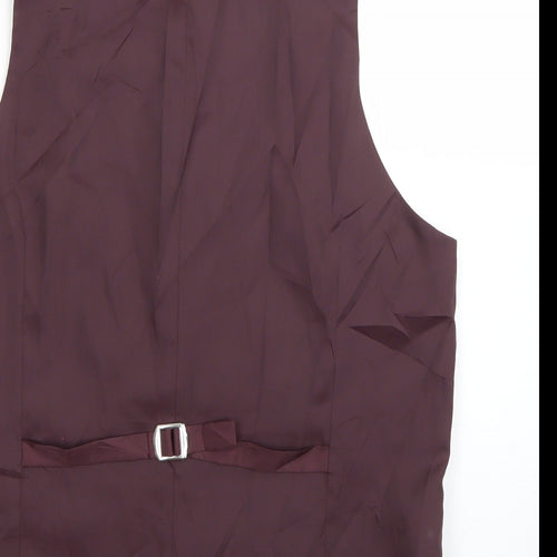 Preworn Mens Purple   Jacket Waistcoat Size 42