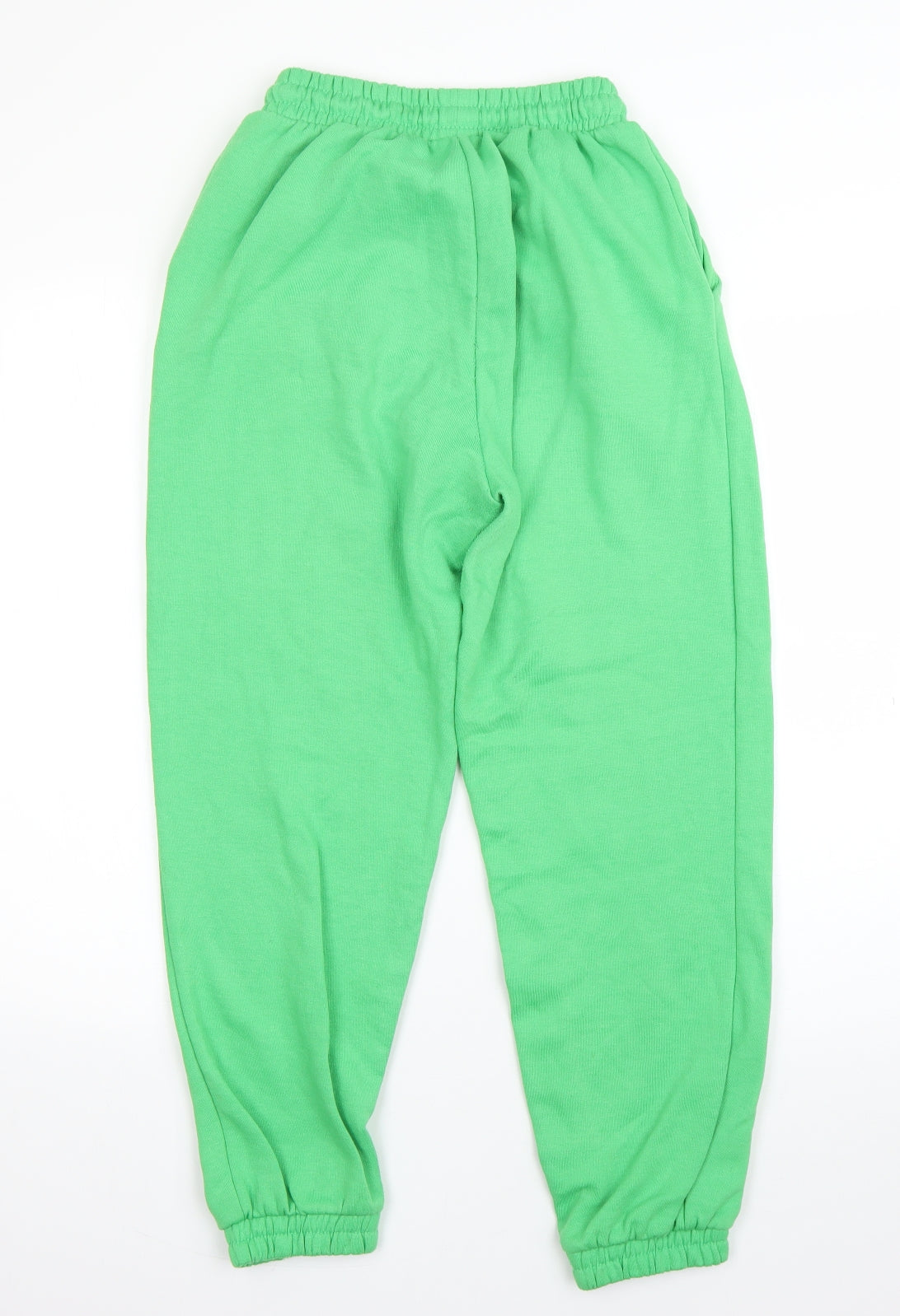 Zara Womens Green  Cotton Sweatpants Trousers Size S L26 in Regular