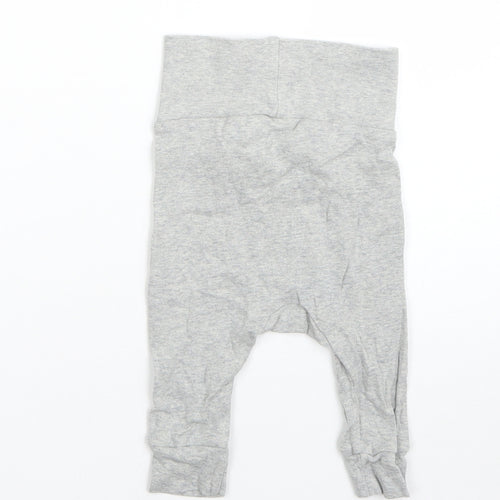 H&M Boys Grey  Cotton  Pyjama Pants Size 0-3 Months