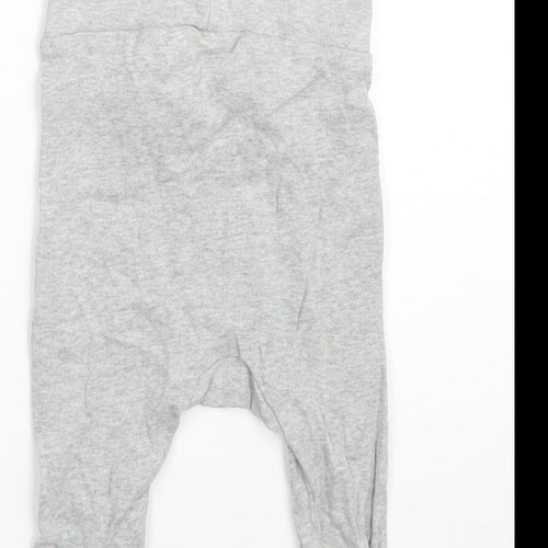 H&M Boys Grey  Cotton  Pyjama Pants Size 0-3 Months