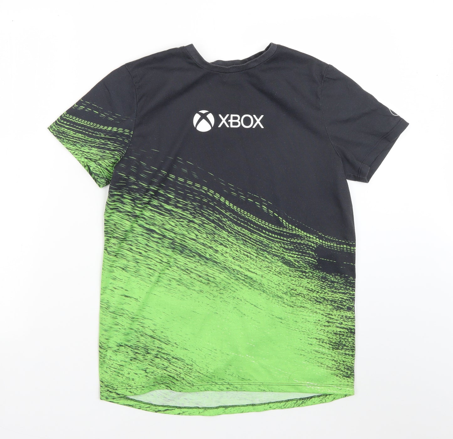 Primar Boys Green  Cotton Basic T-Shirt Size 14-15 Years Round Neck  - XBOX