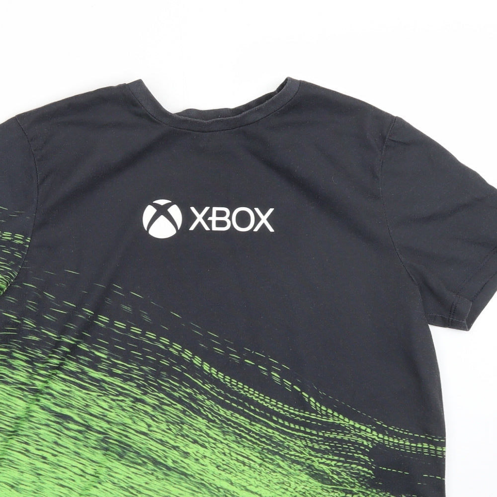 Primar Boys Green  Cotton Basic T-Shirt Size 14-15 Years Round Neck  - XBOX