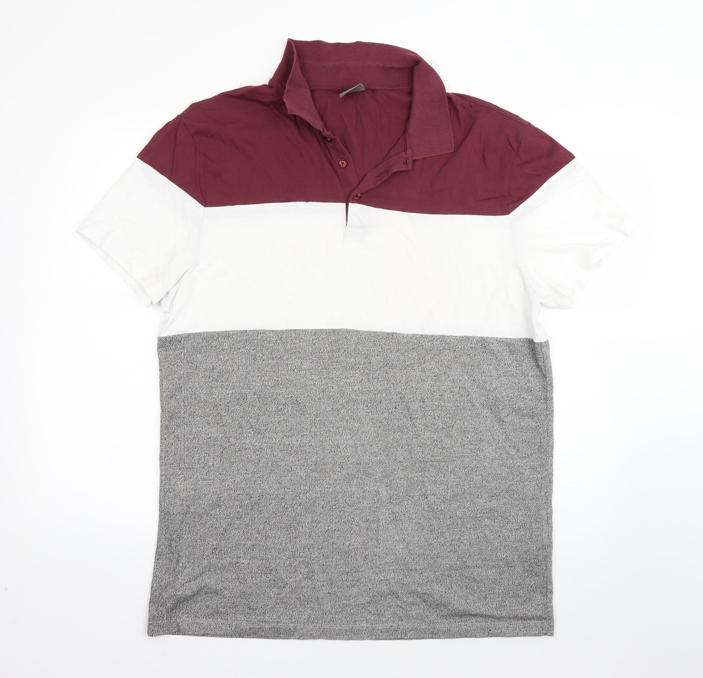 ASOS Mens Multicoloured  Cotton  Polo Size 2XL Collared