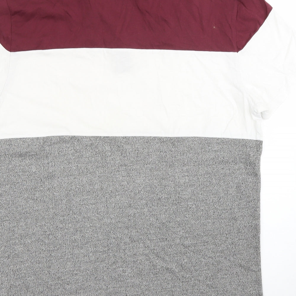 ASOS Mens Multicoloured  Cotton  Polo Size 2XL Collared