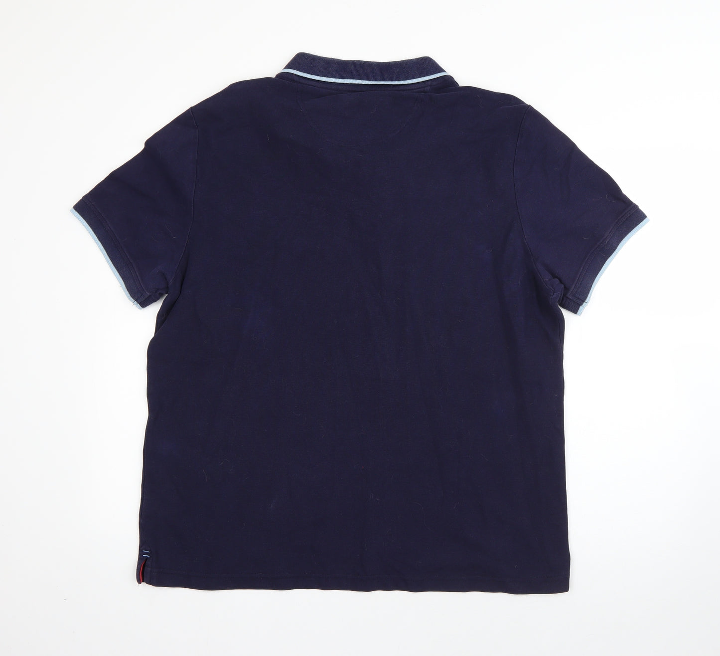 Pierre Cardin Mens Blue  Cotton  Polo Size XL Collared