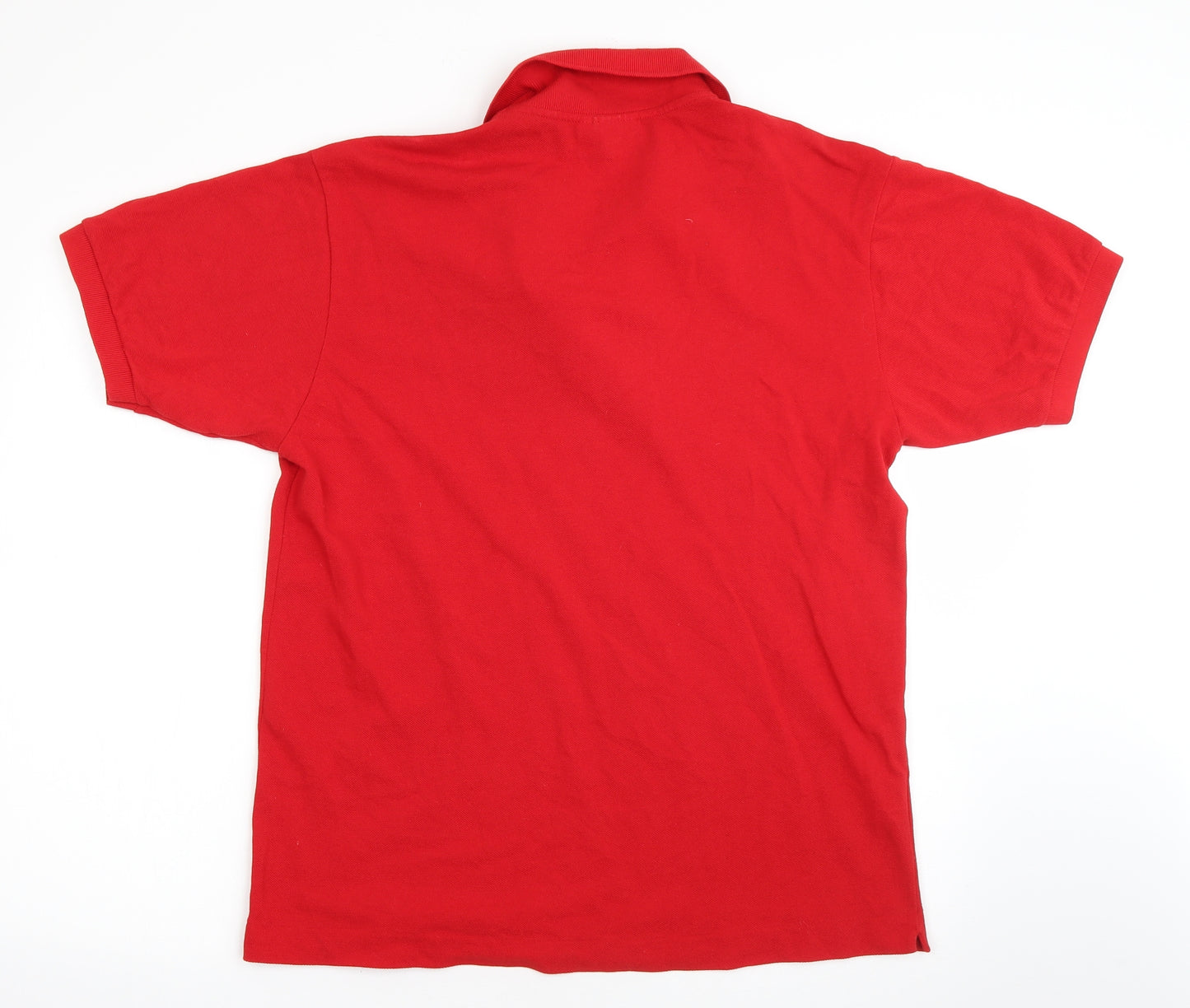 Lacoste Mens Red  Cotton  Polo Size XL Collared