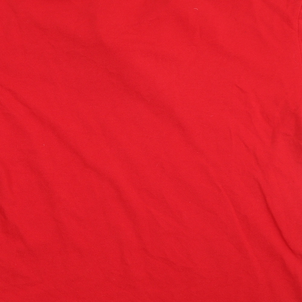 Lacoste Mens Red  Cotton  Polo Size XL Collared