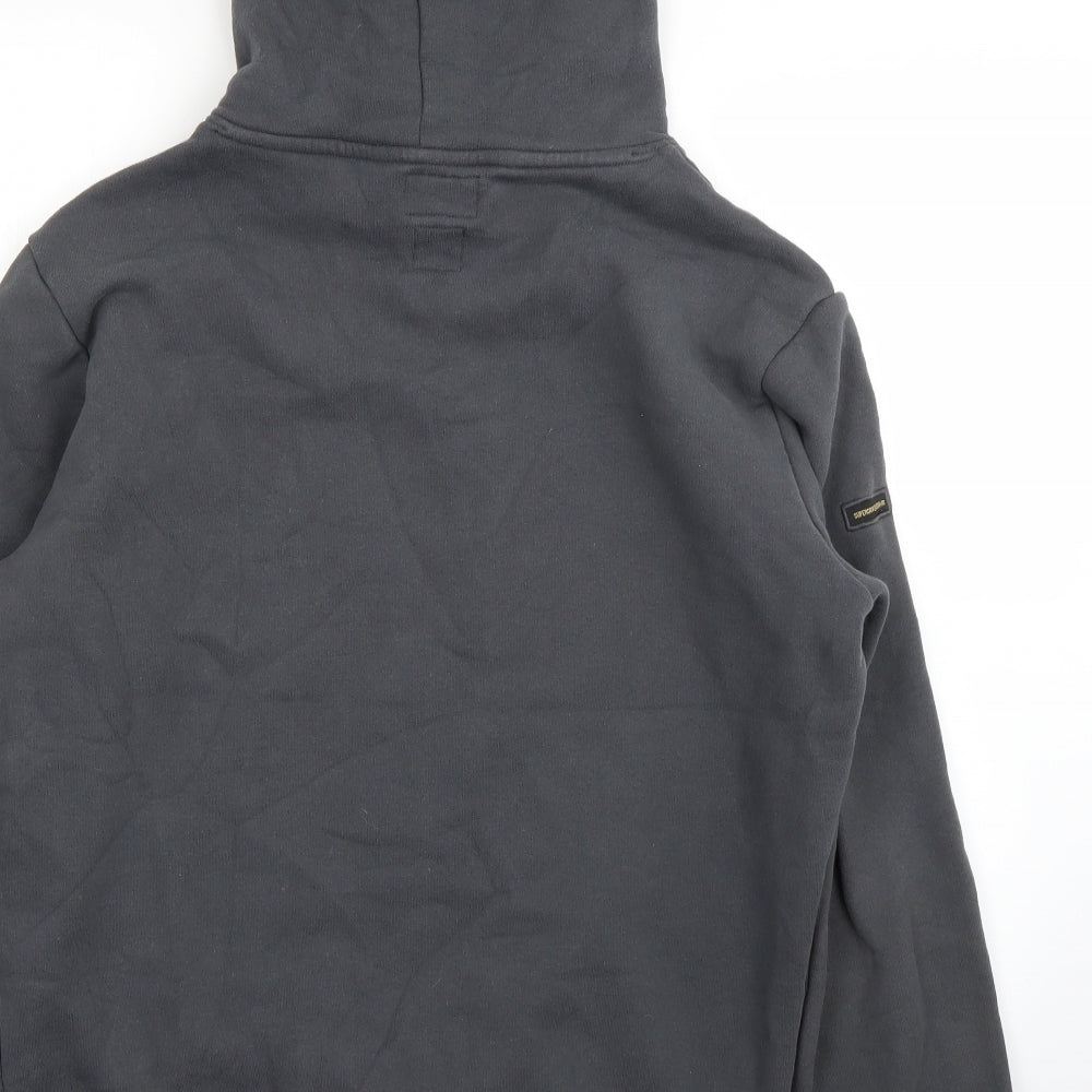 Superdry Mens Grey  Cotton Pullover Hoodie Size L
