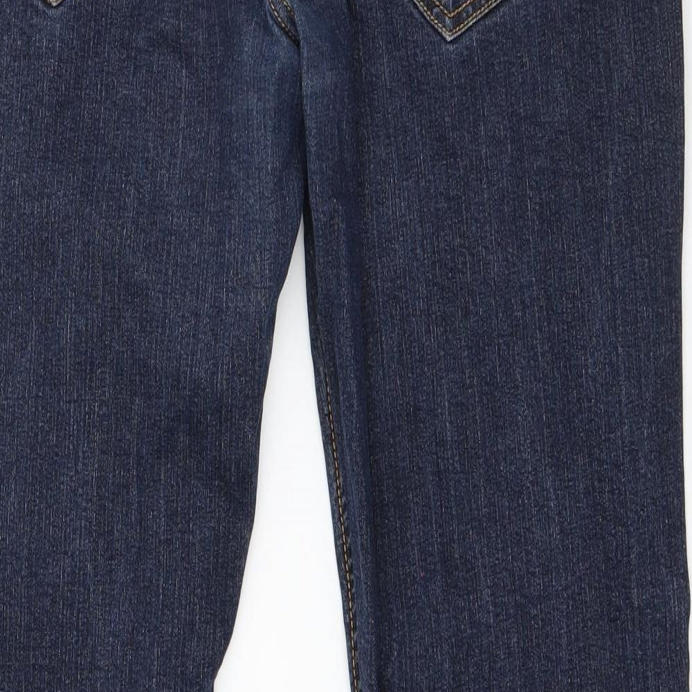 Livergy Mens Blue  Cotton Straight Jeans Size 40 L32 in Regular