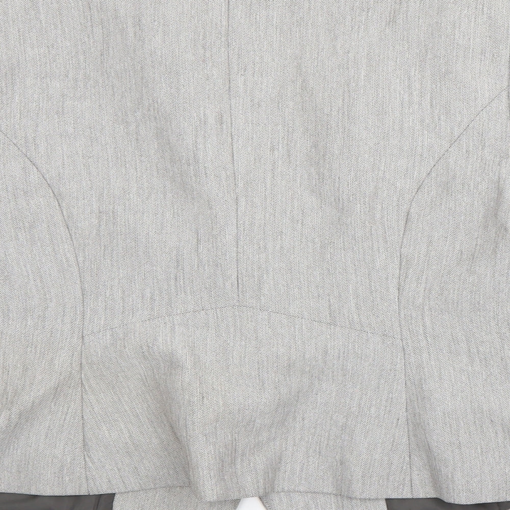 Primark Womens Grey   Jacket Blazer Size 10