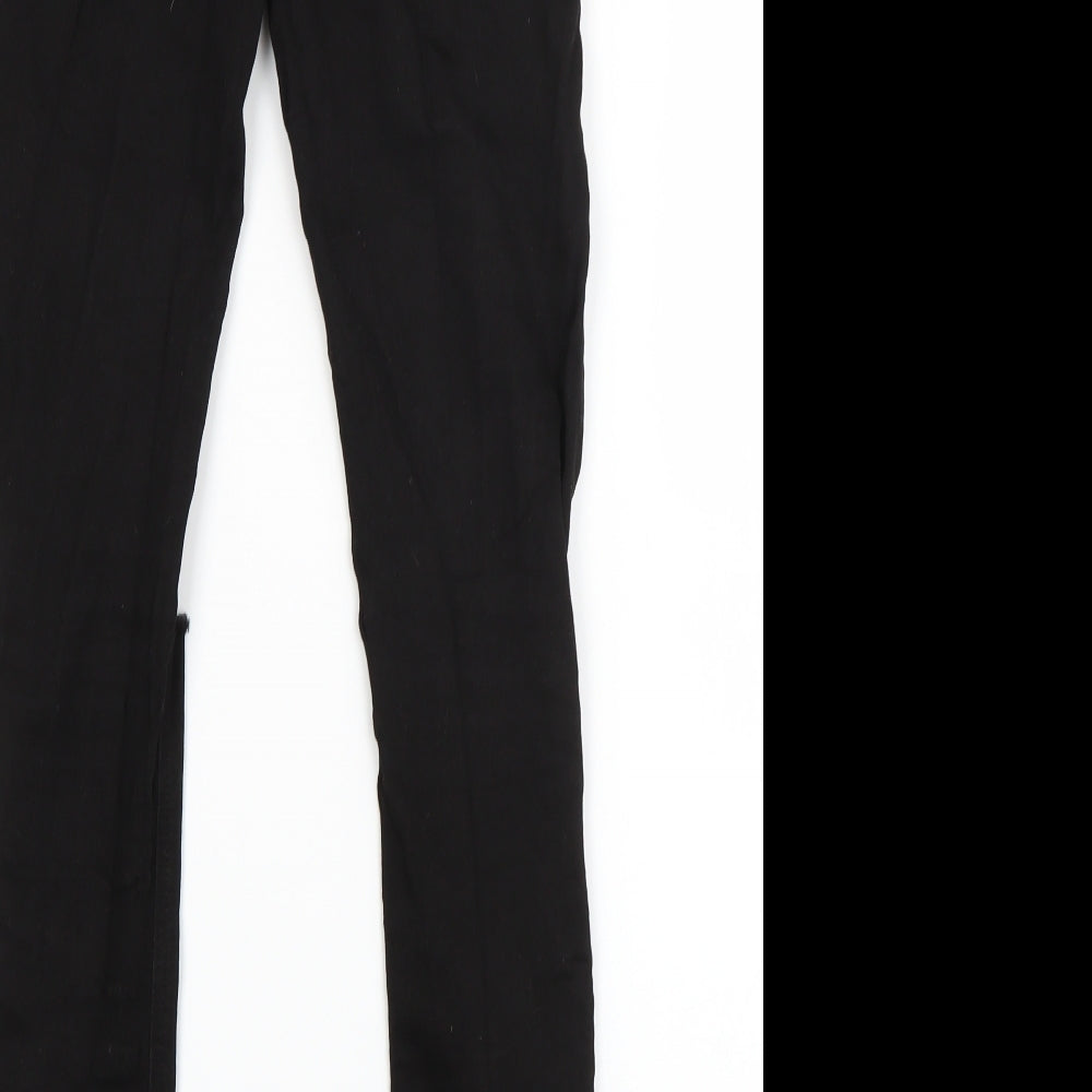 NEXT Girls Black  Cotton Skinny Jeans Size 14 Years  Regular