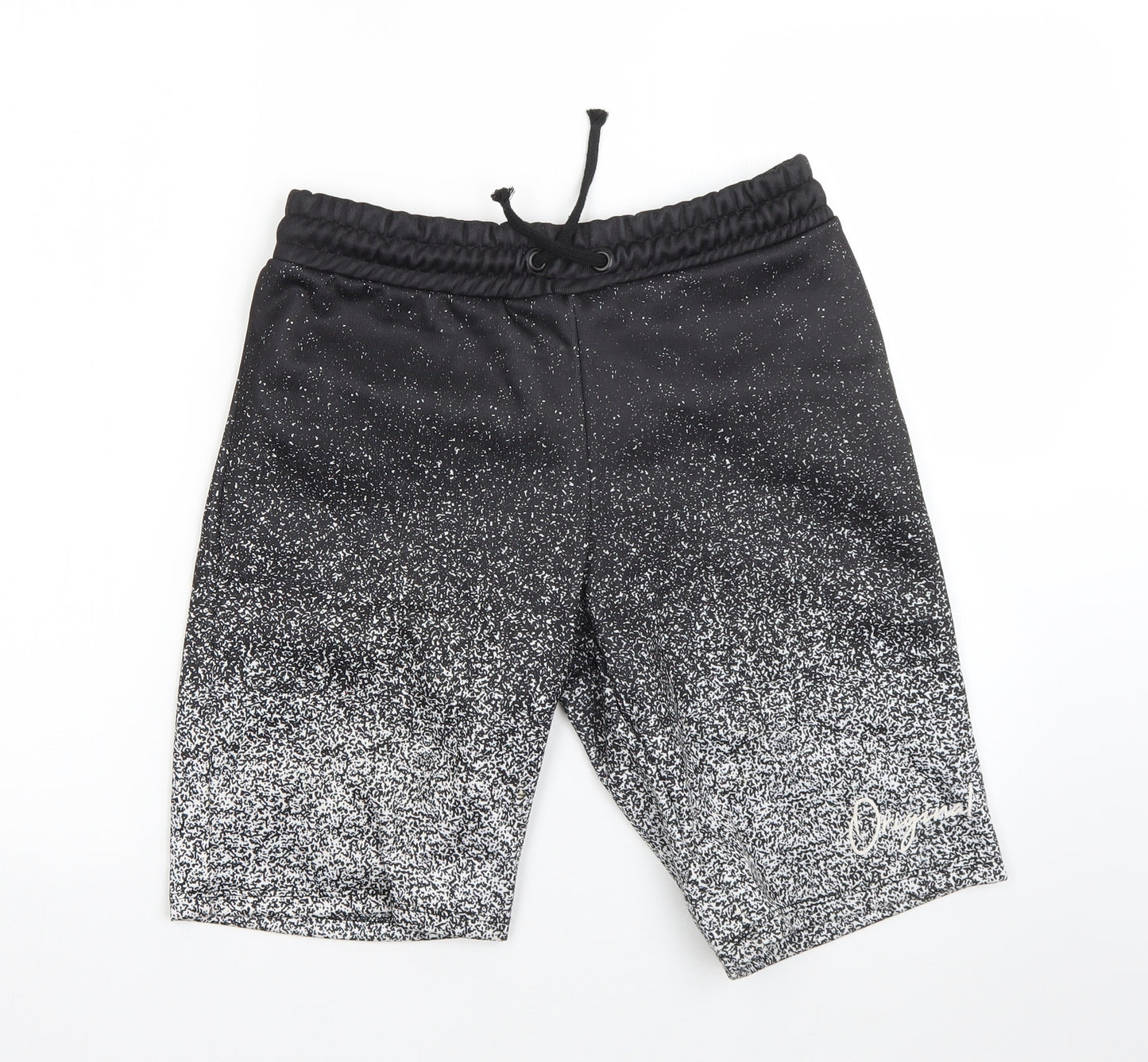Primark Boys Black  Polyester Sweat Shorts Size 12-13 Years  Regular