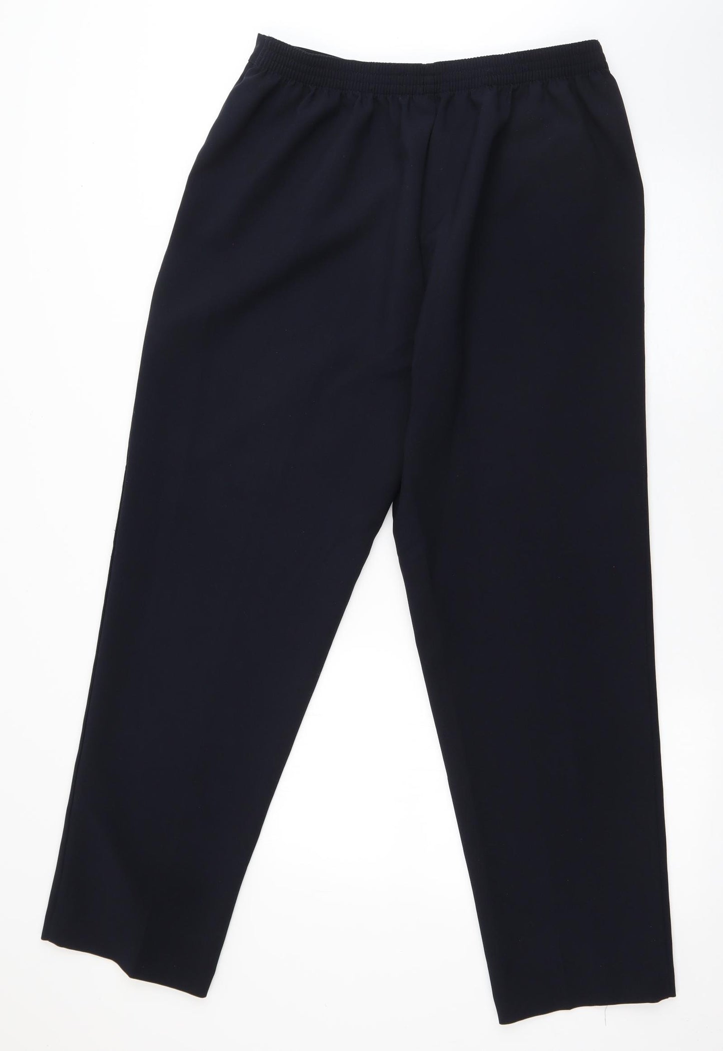 Classics Womens Blue  Polyester Dress Pants Trousers Size 16 L28 in Regular