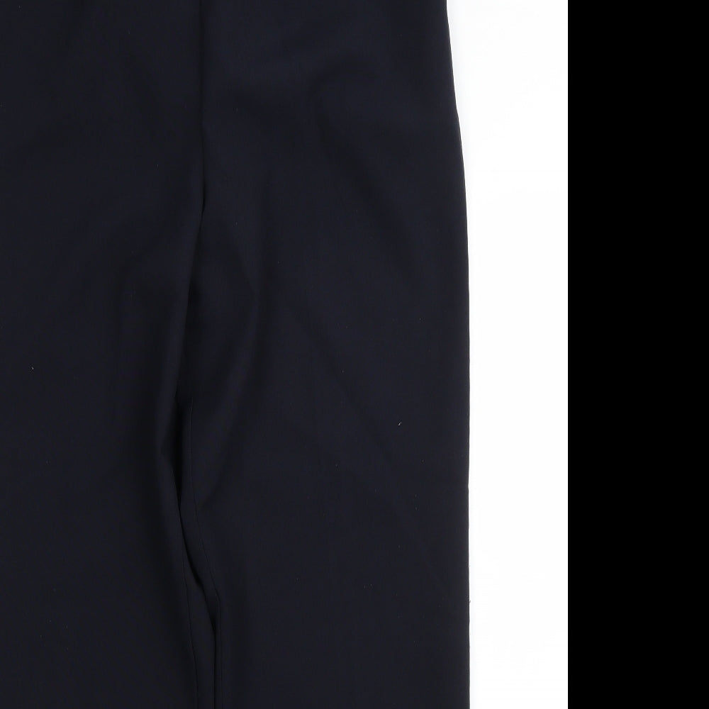 Classics Womens Blue  Polyester Dress Pants Trousers Size 16 L28 in Regular